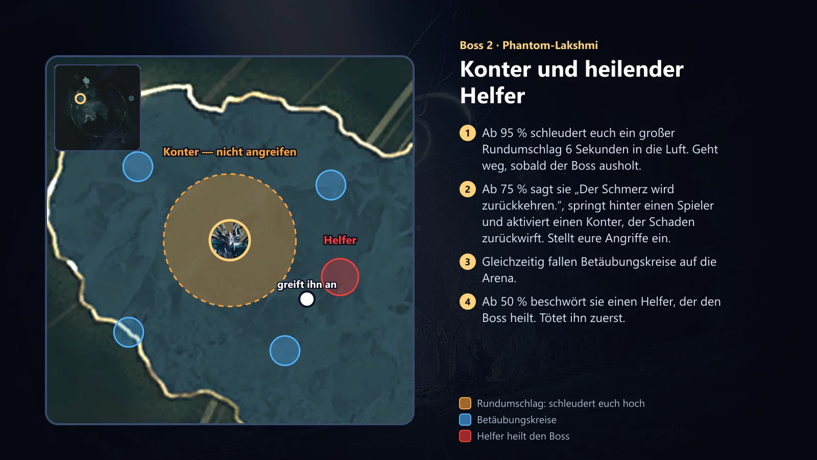 Lakshmi: Konter und heilender Helfer