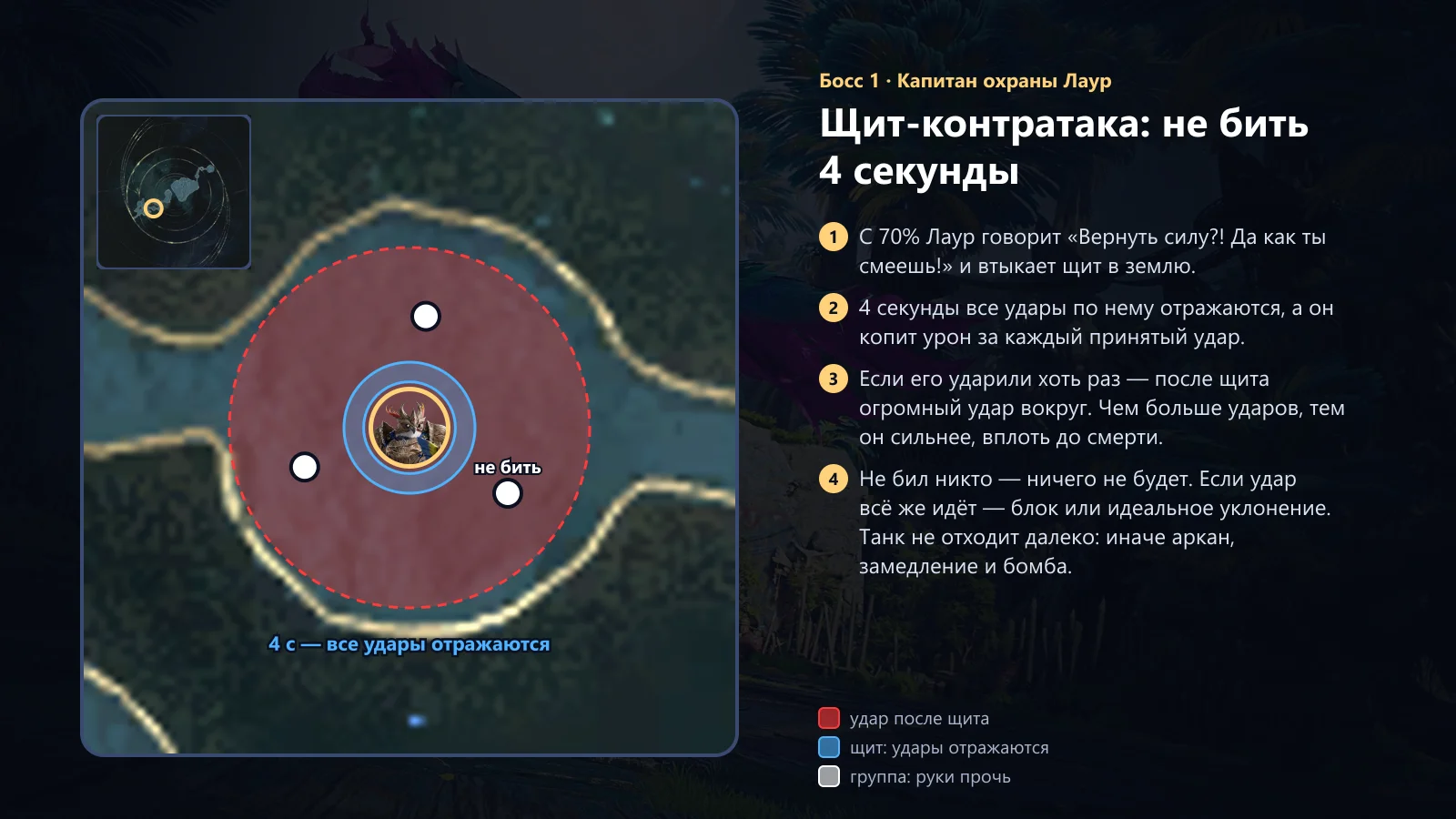 Лаур: щит-контратака